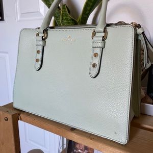 Authentic Kate Spade Mint Leather Satchel